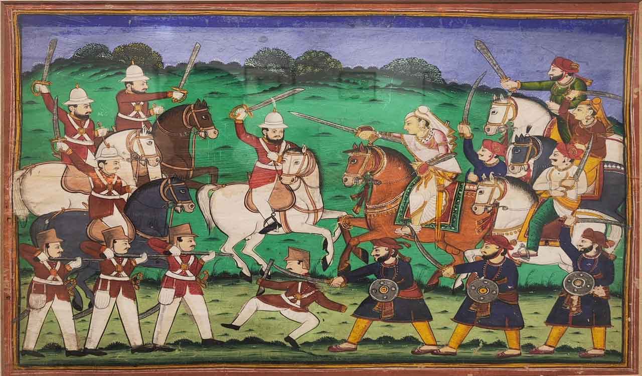 Rare colonial-era artworks, documents showcased at Hyderabad’s State Gallery of Art