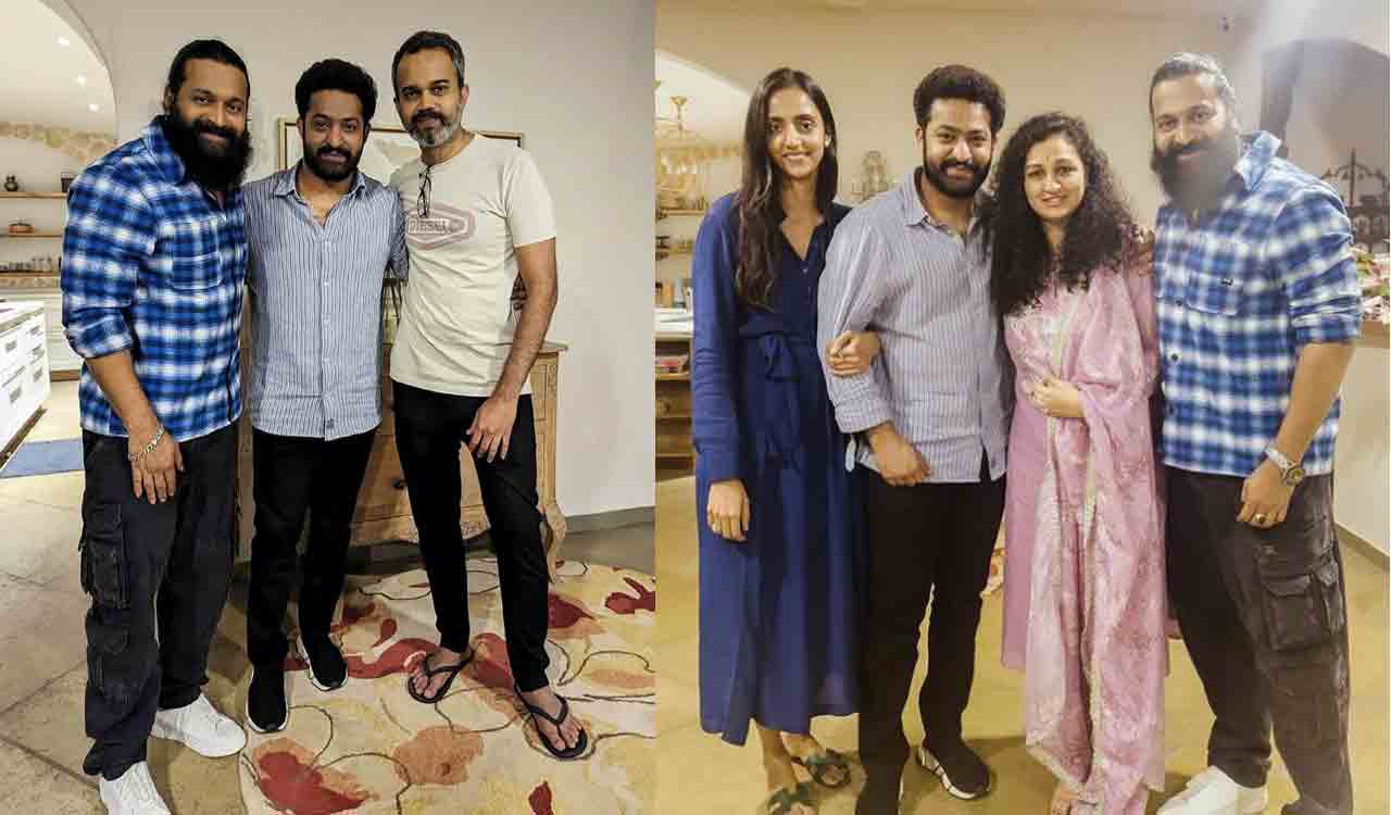 Jr NTR meets Rishab Shetty, Prashanth Neel; shares ‘Bangalore Diaries’ pictures