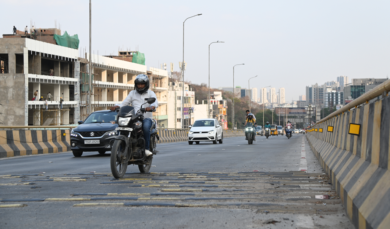 Commuters in Hyderabad raise alarm over thick rumble strips