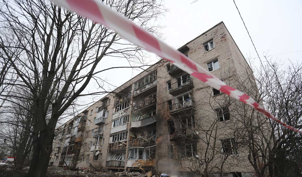 Drone attack damages apartment building in St Petersburg, Russia state media says