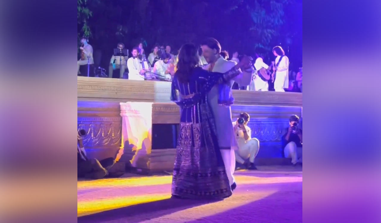 SRK, Gauri Khan dance to ‘Main Yahaan Hoon’ at Anant-Radhika’s pre-wedding bash