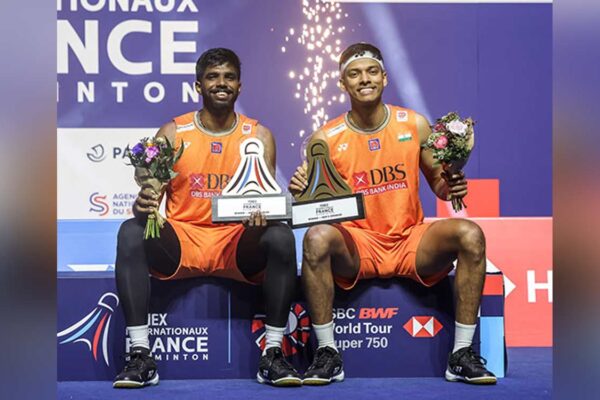 Satwiksairaj Rankireddy, Chirag Shetty triumph in BWF French Open final