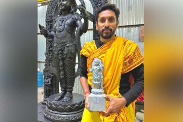 Sculptor Arun Yogiraj creates miniature Ram Lalla idol