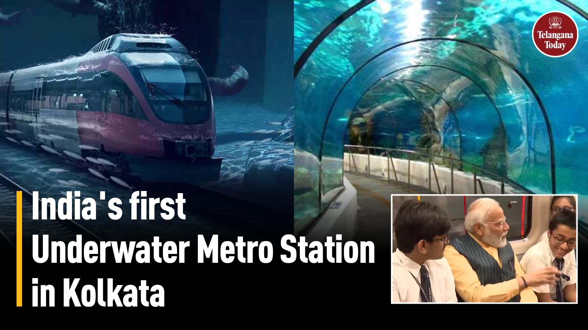 PM Modi to inaugurate India’s First Underwater Metro Station | Howrah to Salt Lake, Kolkata