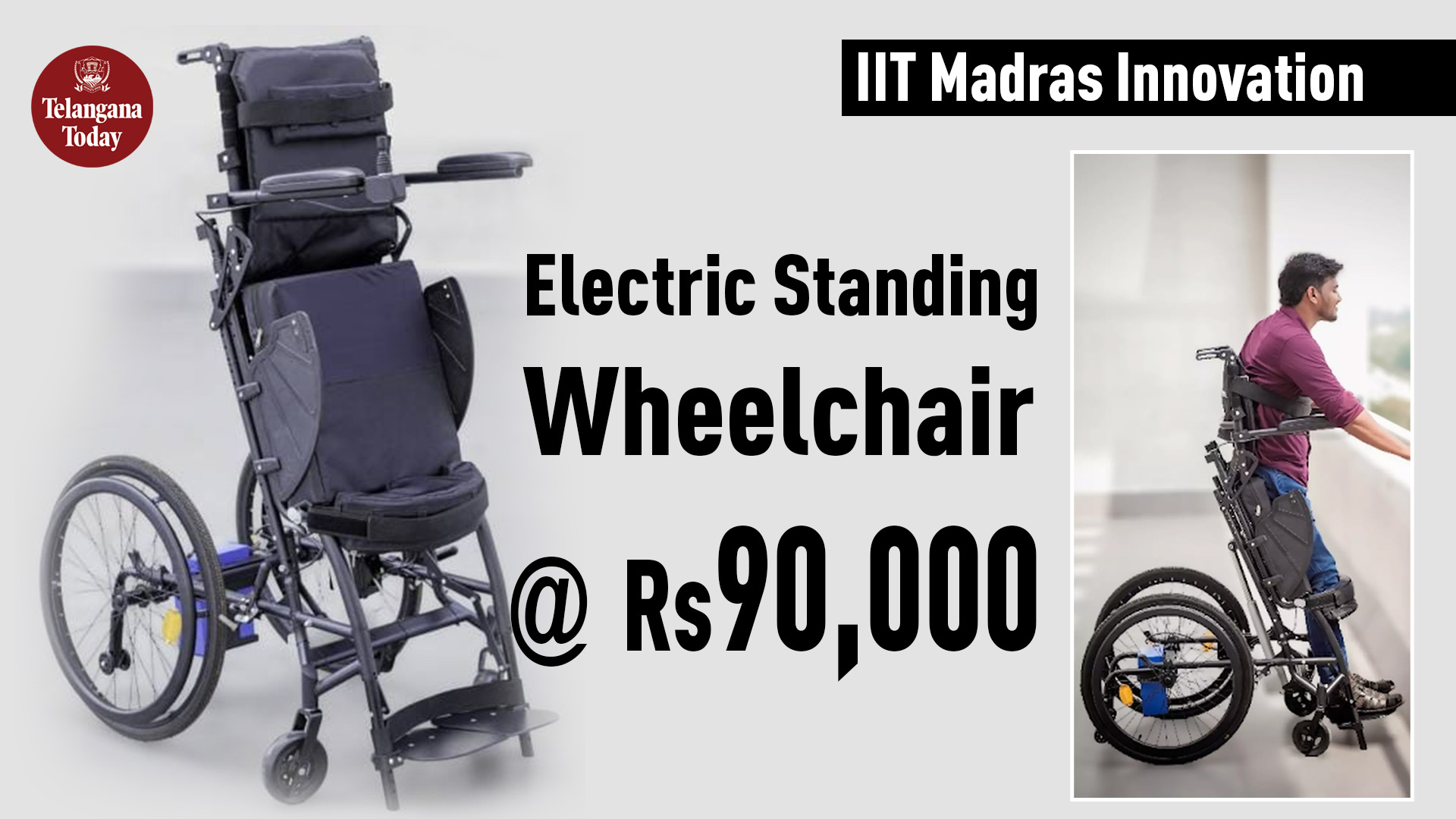 NeoStand: An Electric Standing Wheelchair designed by IIT Madras at Rs 90,000 | India News