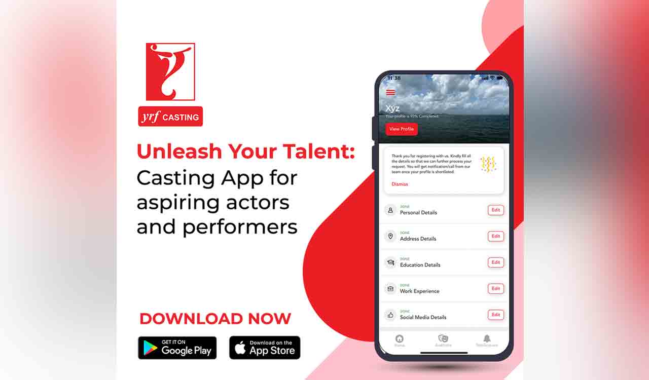 YRF launches casting app so that aspiring actors can apply from anywhere