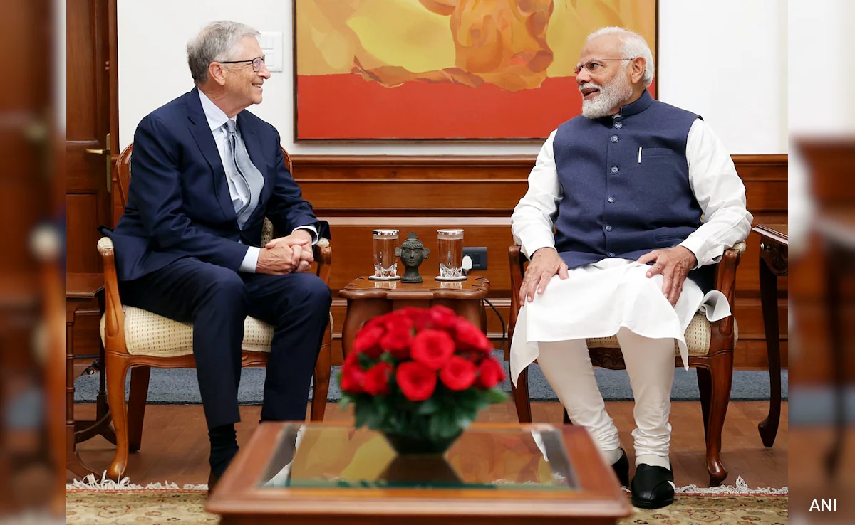 "Want To Fill Shortcomings Of Teachers With Technology": PM To Bill Gates