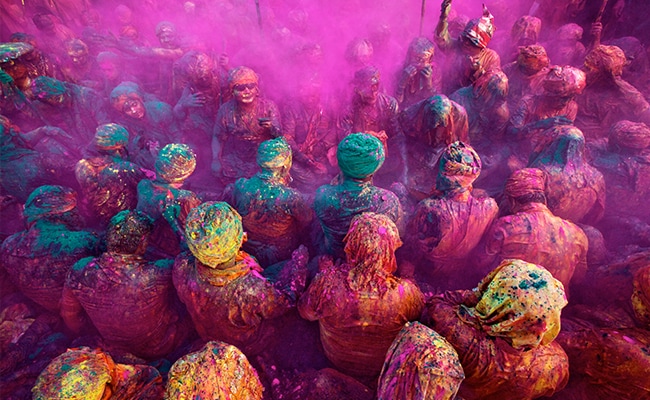 Over 2,000 People Celebrate Holi And Jewish Festival Of Purim In Israel