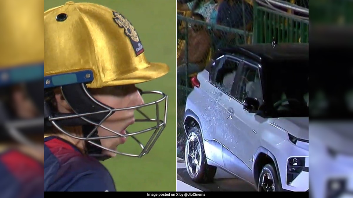 Watch: Perry's Monstrous 6 Breaks Car's Window, RCB Star's Reaction Viral