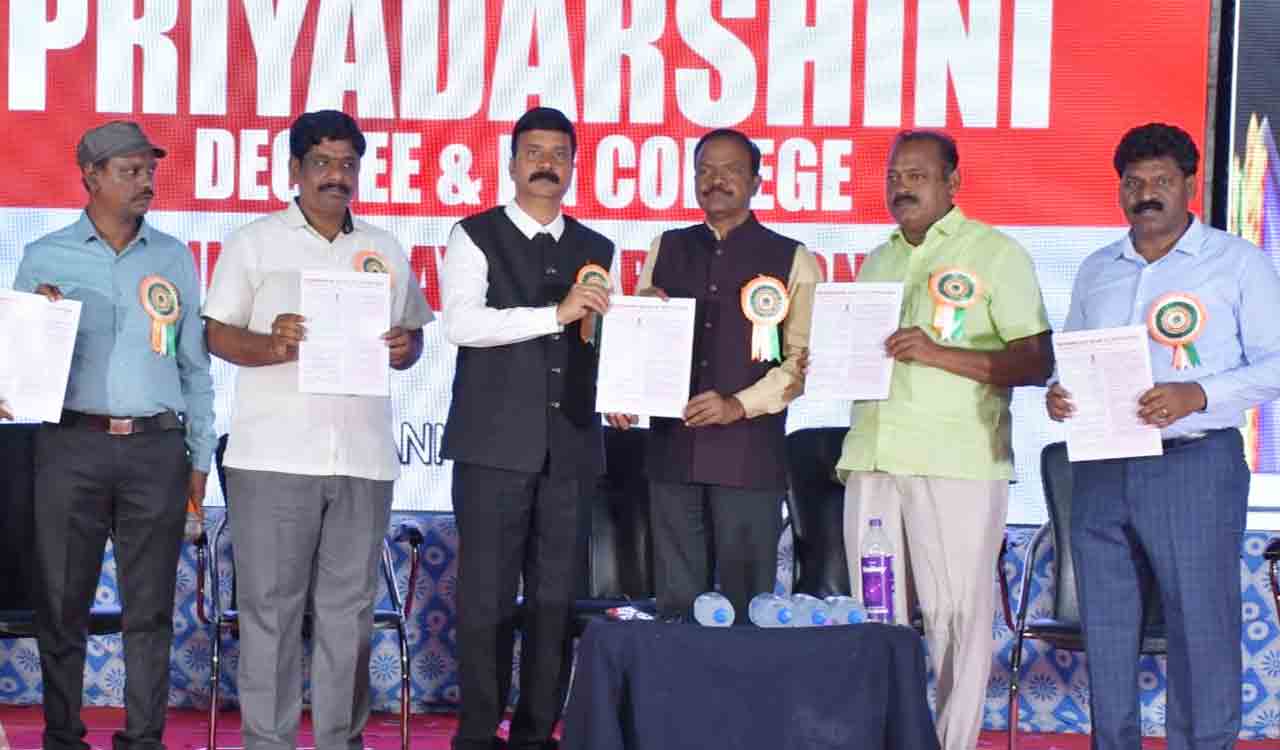 Khammam: Priyadarshini students and faculty author a book marking Women’s Day