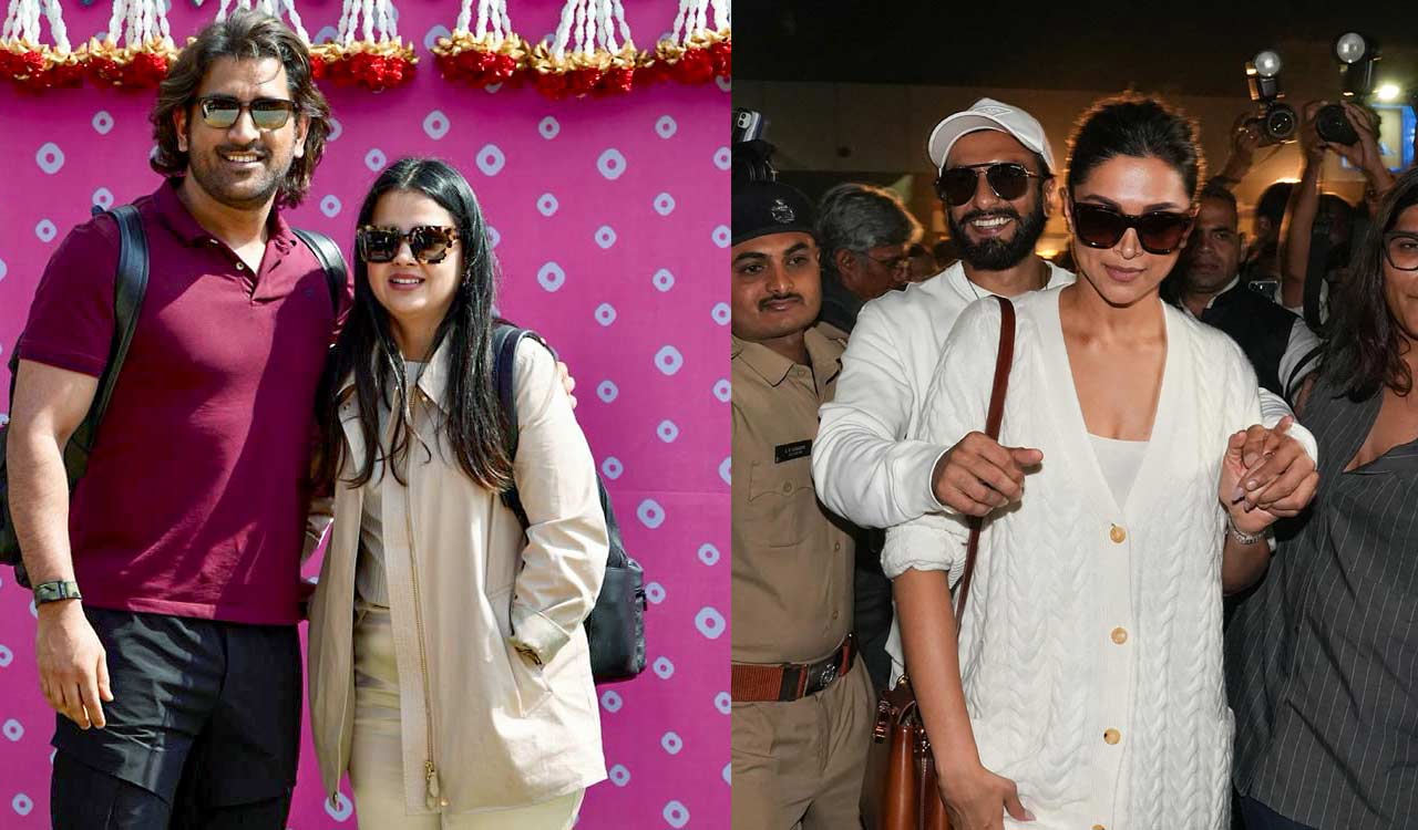 Dhoni-Sakshi, Deepika-Ranveer, other celebs arrive in Jamnagar for Anant-Radhika’s pre-wedding celebrations