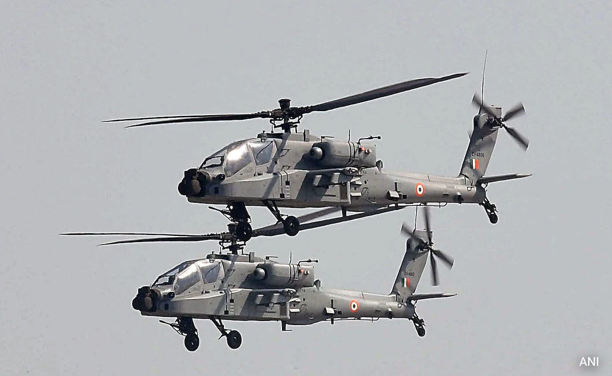 Indian Army Raises 1st Apache Attack Helicopter Squadron Near Pak Border