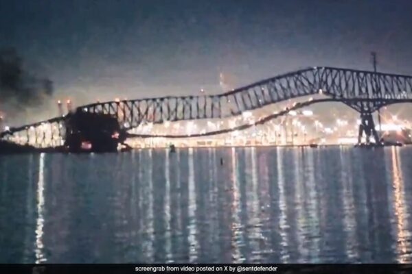 Video: US Bridge Collapses After Ship Collision, Many May Be In Water