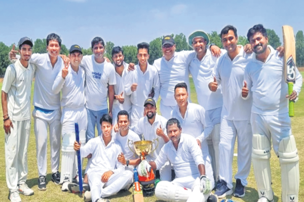 Park Hyatt lift cricket trophy