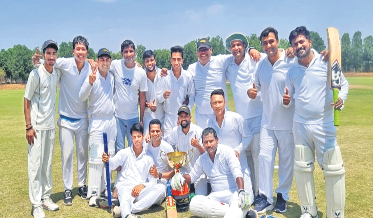 Park Hyatt lift cricket trophy