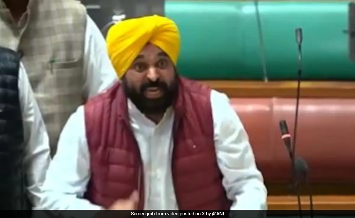 "Go Tell Sonia Gandhi…": Bhagwant Mann Fumes At Opposition In Assembly