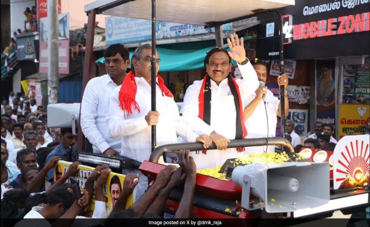 Official Suspended For "Soft" Approach In Checking DMK Leader A Raja's Car