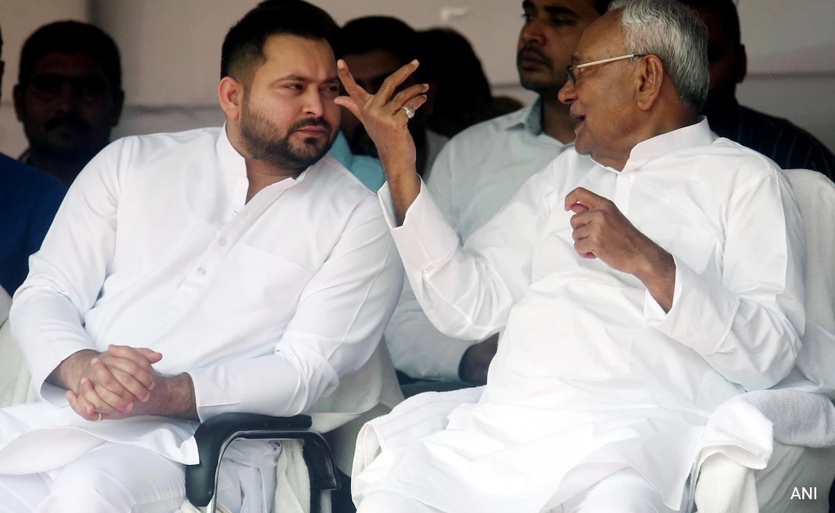 "All The Best": Tejashwi Yadav After Nitish Kumar Says He'll Remain In NDA Forever