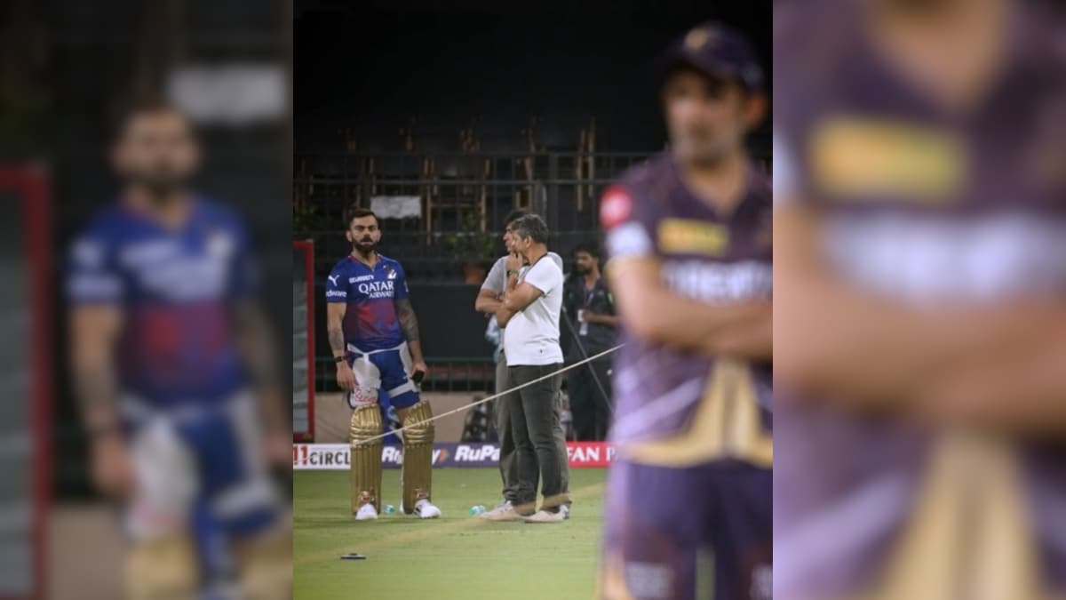 Kohli Stares At Gambhir Ahead Of IPL Game. KKR Posts Photo That 'Hit Hard'