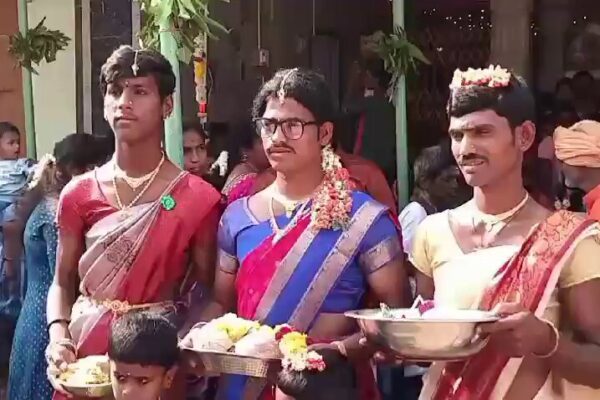 Why Men Wear Sarees, Jewellery On Holi In This Andhra Village