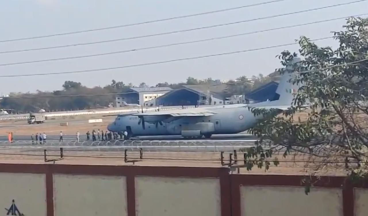 Watch: Indian Air Force aircraft faces mid-air scare over Begumpet Airport