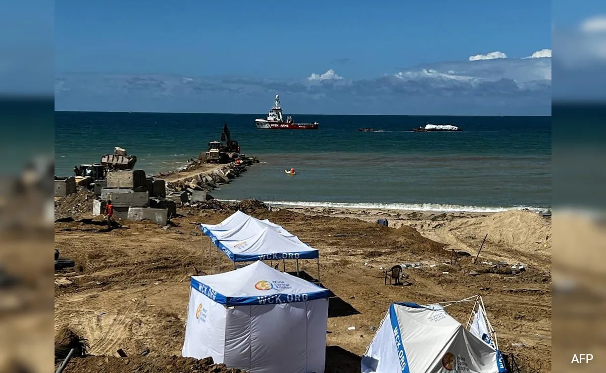 First Aid Boat Unloads In Gaza As Hamas Proposes New 6-Week Truce In War