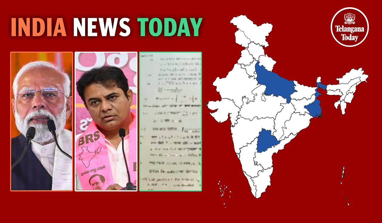 India News Today: Modi speech in West Bengal, BRS Campaign in Telangana, Paper Leak in Uttar Pradesh