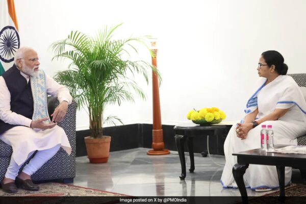 "Raised Issues Of State": Mamata Banerjee Meets PM Modi In Kolkata