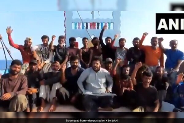 Watch: Pak Sailors' "India Zindabad" Chant After Rescue By Indian Navy