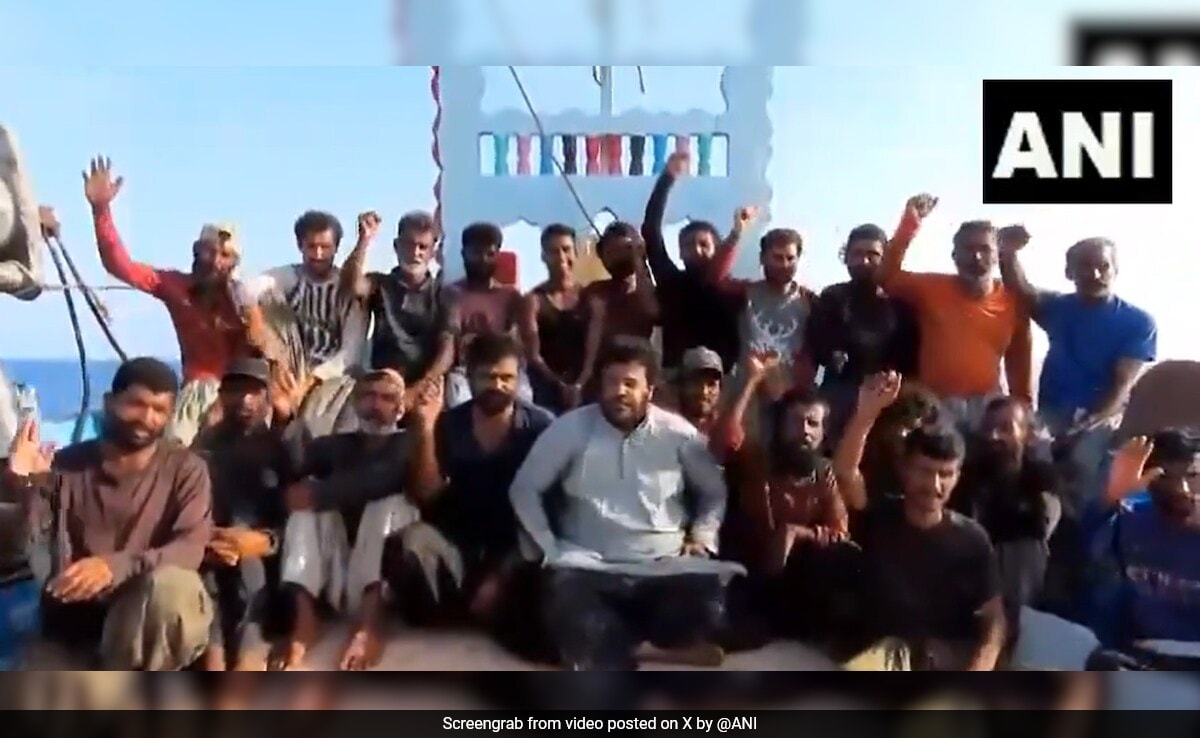 Watch: Pak Sailors' "India Zindabad" Chant After Rescue By Indian Navy