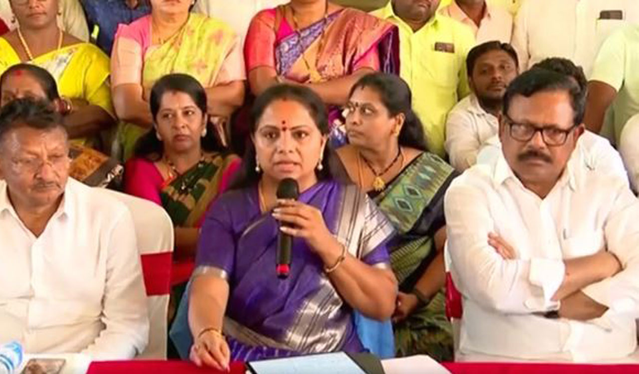 Kavitha urges CM Revanth Reddy to implement BC manifesto