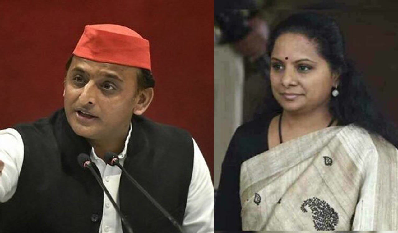 Akhilesh, Priyanka condemns Kavitha’s arrest