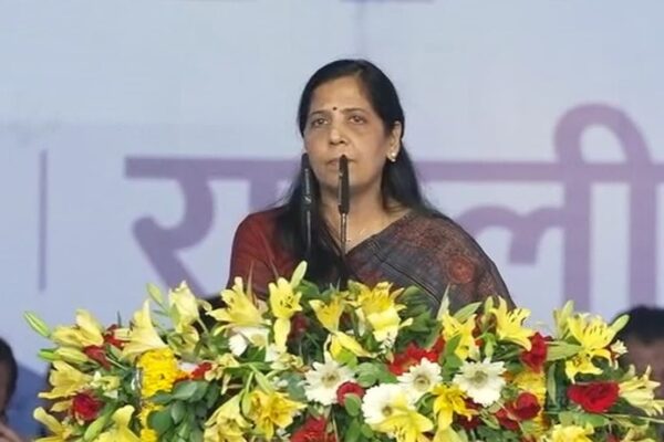 Sunita Kejriwal Delivers Husband's Message From Lock-Up At Opposition Rally