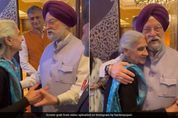 Watch: Hardeep Singh Puri Reunites With Old Friend From Delhi University