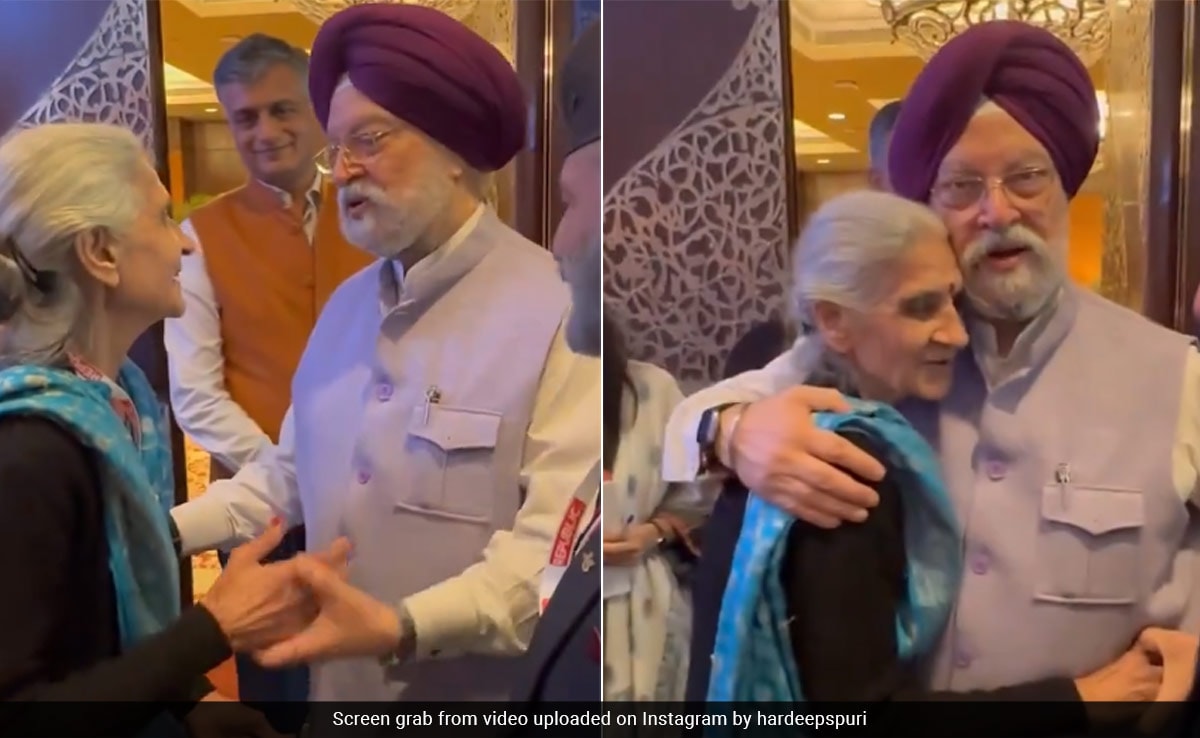 Watch: Hardeep Singh Puri Reunites With Old Friend From Delhi University