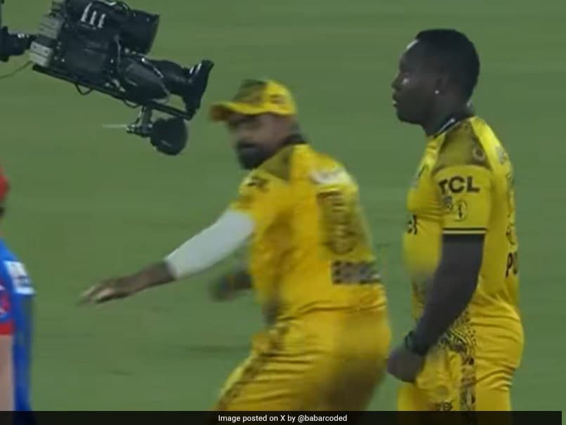 Watch: Babar Gets Scared Of Spider Cam In PSL Match. His Reaction Viral