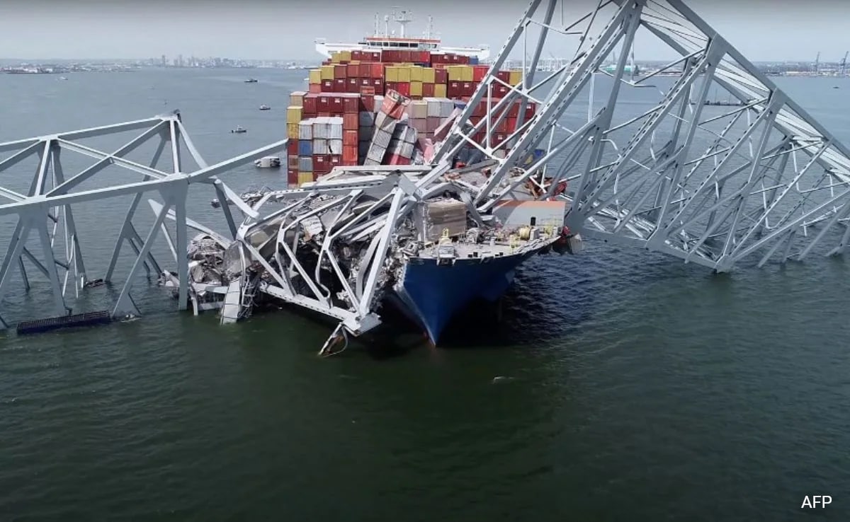 Indian Sailor Injured After Ship Rammed US Bridge Received Stitches