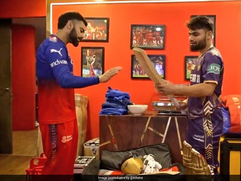 Kohli's Gesture For Rinku After KKR's Win vs RCB Has Internet's Attention