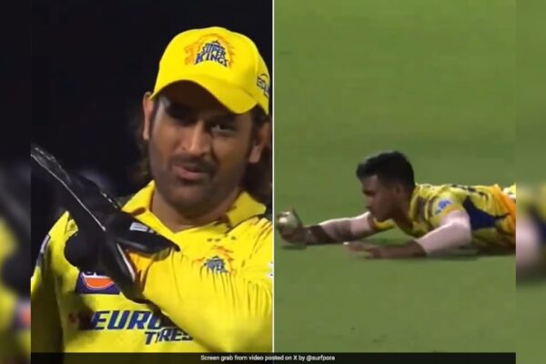 Watch: Dhoni Can't Help But Applaud CSK Star's Flying Catch Of Warner