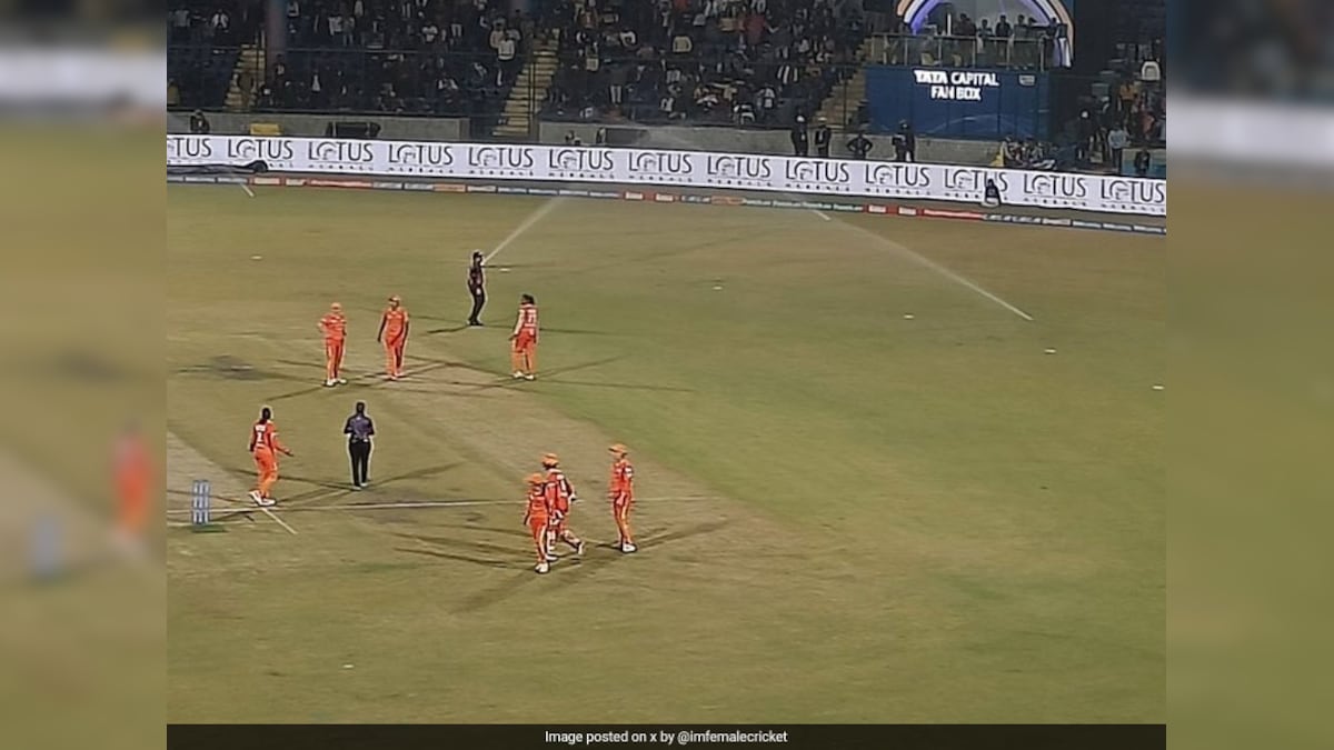 Bizarre Sprinklers Incident Brings MI vs GG WPL Match To Halt