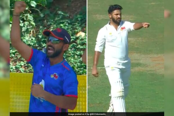 Watch: Thakur Points Finger In Celebration After Ranji Ton. Rahane Reacts