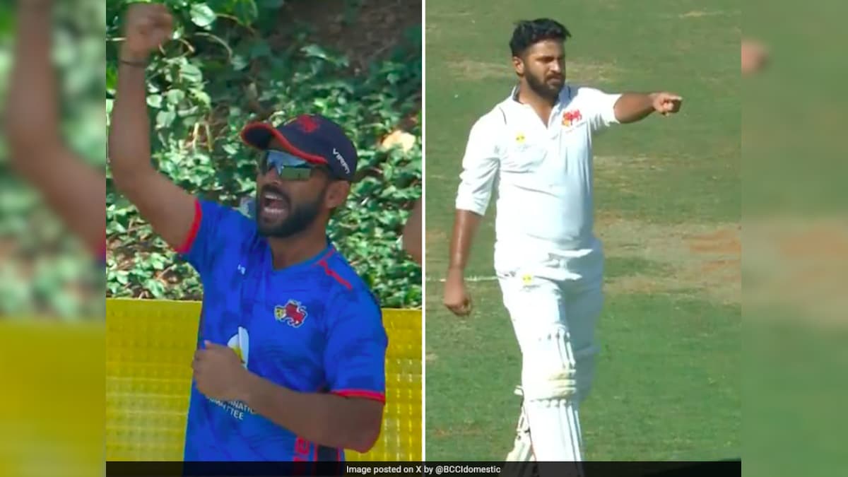 Watch: Thakur Points Finger In Celebration After Ranji Ton. Rahane Reacts