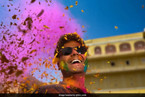 Apple CEO Tim Cook Wishes Happy Holi With Picture Shot On iPhone