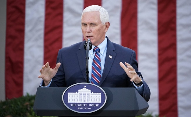 Ex US Vice President Mike Pence Says Won't Back Trump For President