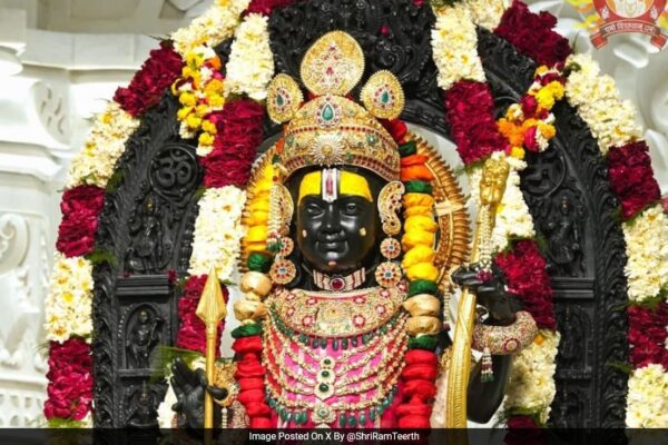 First Holi Celebrations At Ayodhya's Grand Ram Temple. See Pics