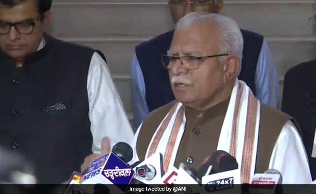 "Maybe It's About Lok Sabha Polls": ML Khattar On BJP's Haryana Revamp