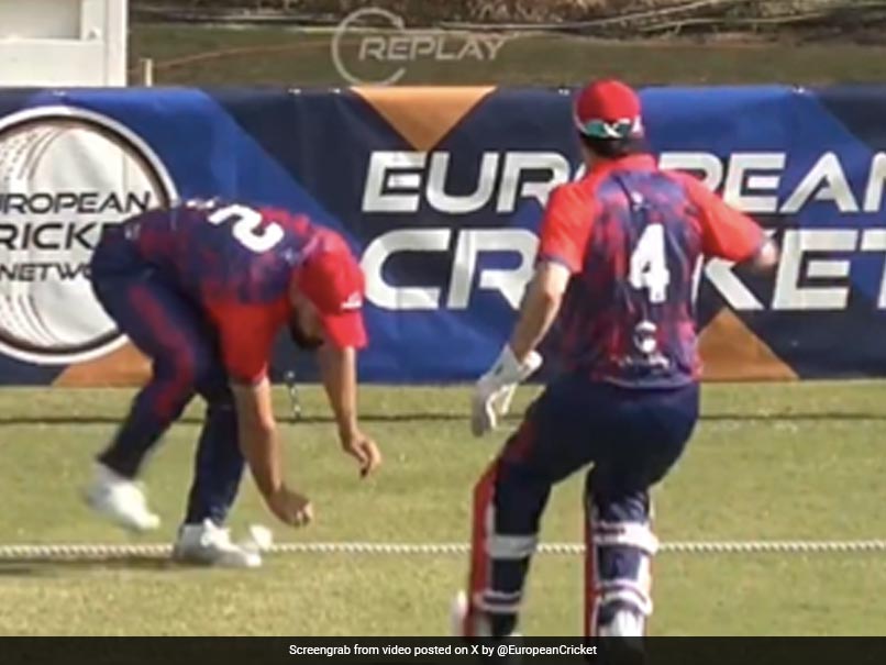 "Craziest Cricket": Stunning Effort Turns Into Horror For Player. Watch