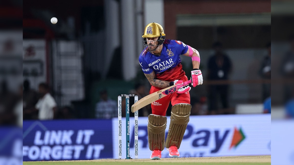 "Great Place To Bat": Du Plessis On Chinnaswamy Pitch Ahead Of PBKS Clash