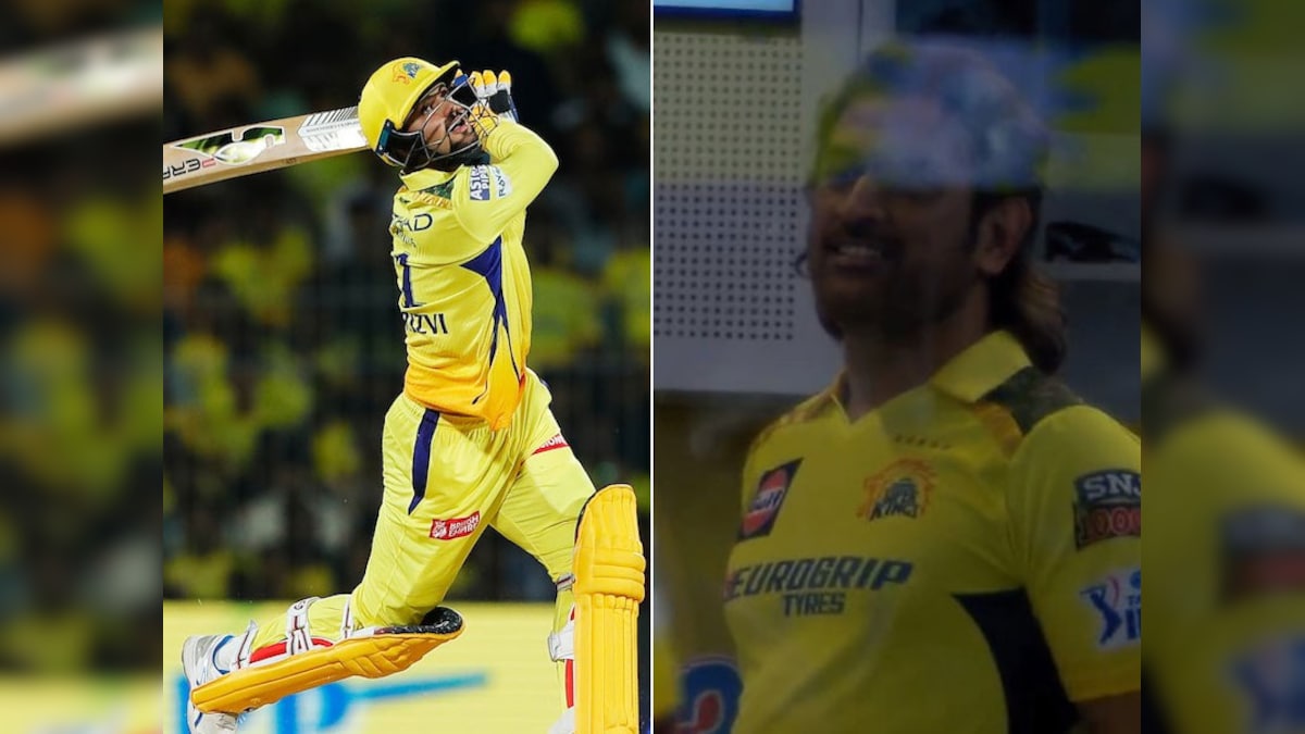 Watch: MS Dhoni's Reaction Goes Viral As Rizvi Plays Blinder On IPL Debut