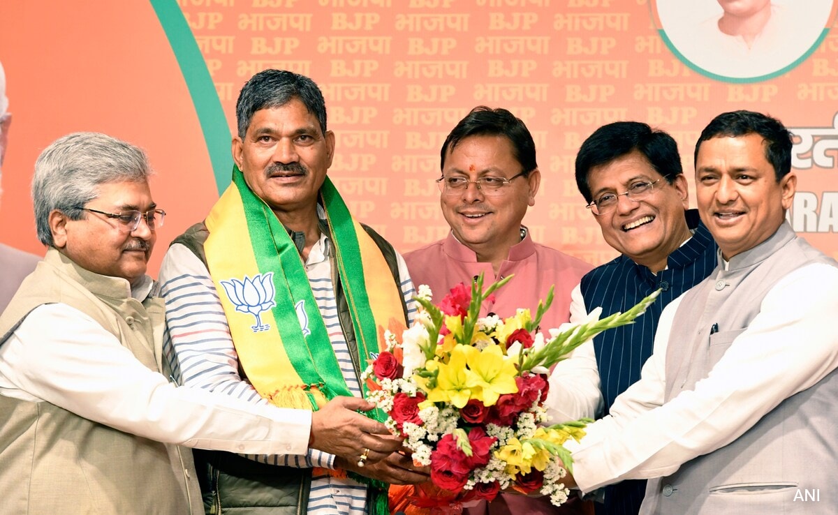 Uttarakhand Congress MLA Rajendra Singh Bhandari Joins BJP